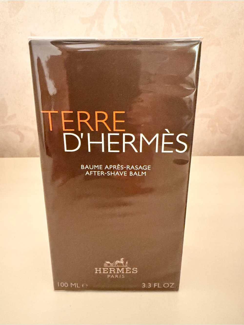 NWT In the sealed box Hermes Terre D'Hermes After-Shave Balm 3.3 oz./100 ml